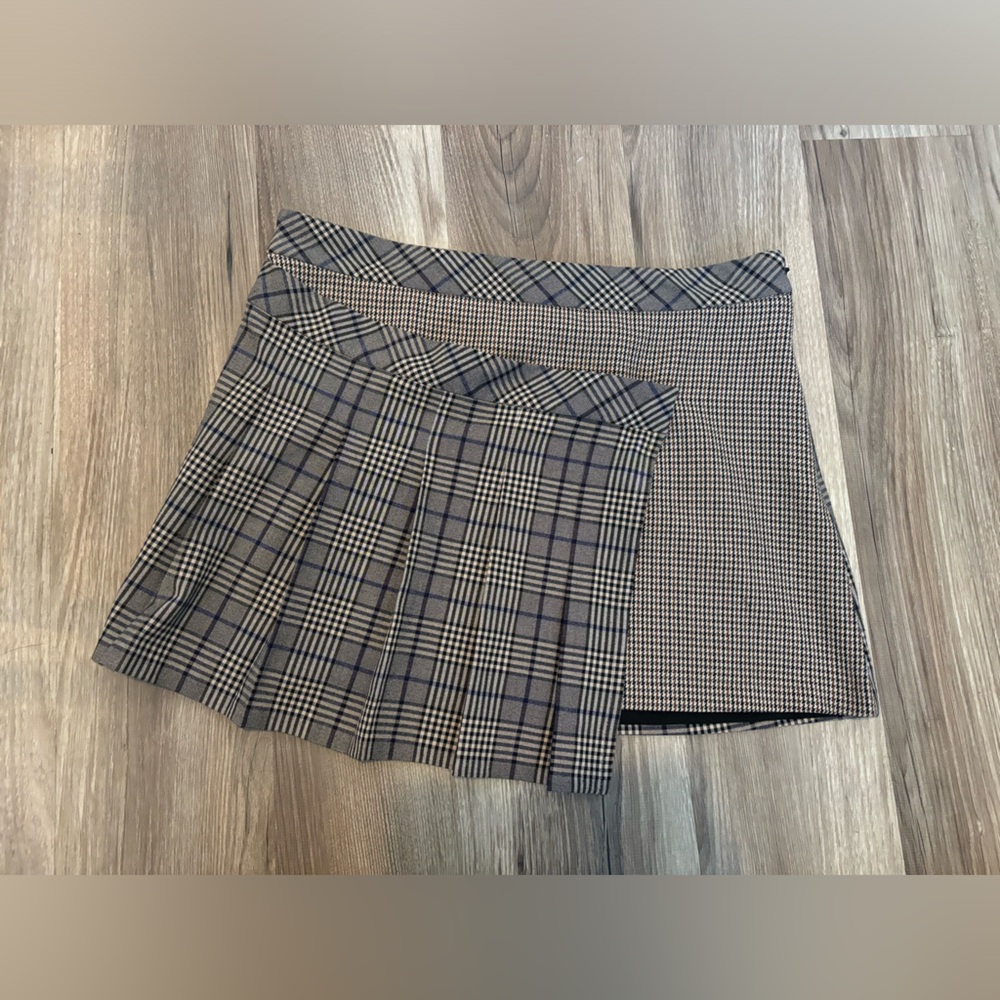 Steve Madden Jeanna Plaid Mini Skirt